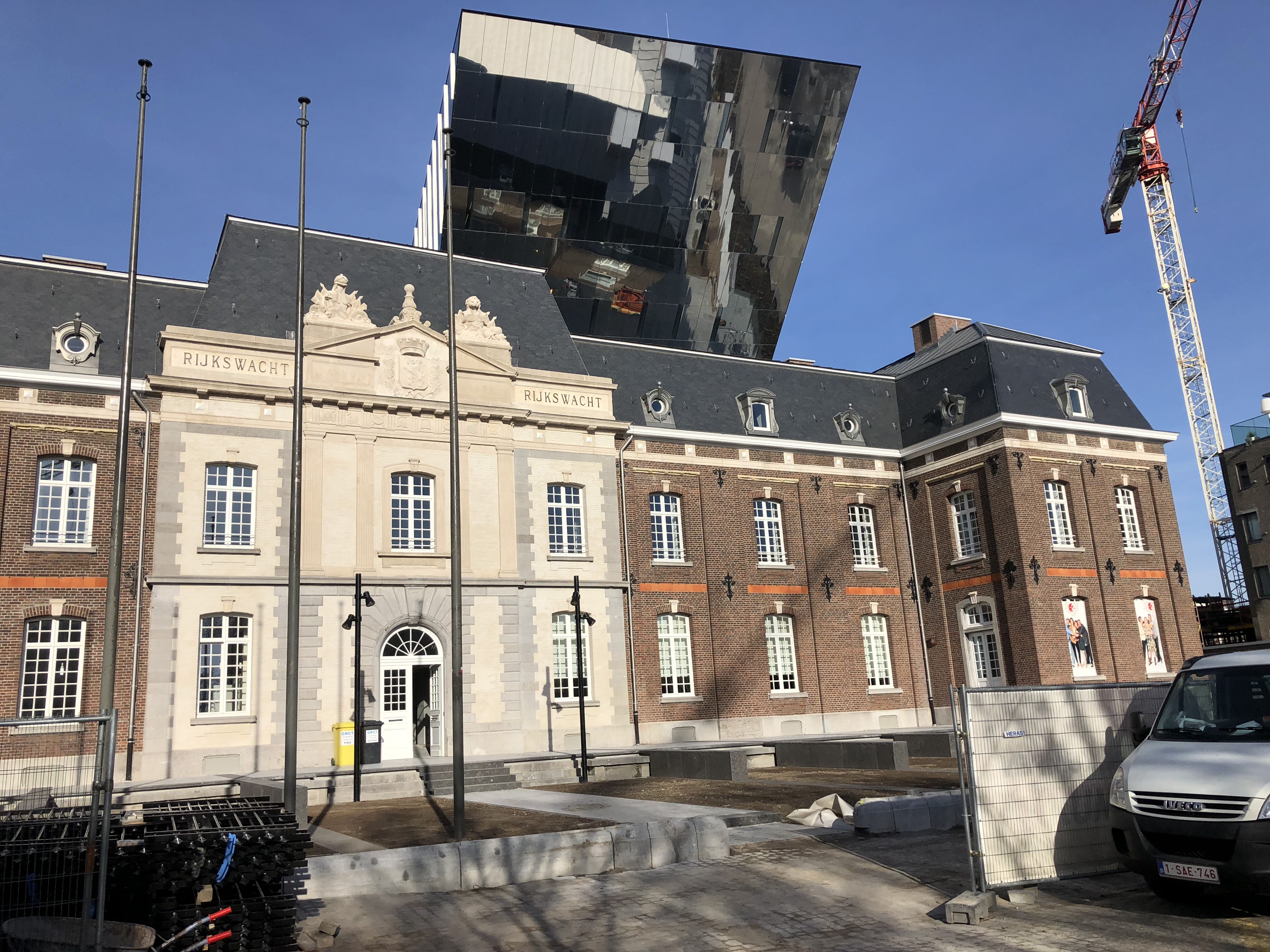 Voorgevel van het Antwerps Havenhuis